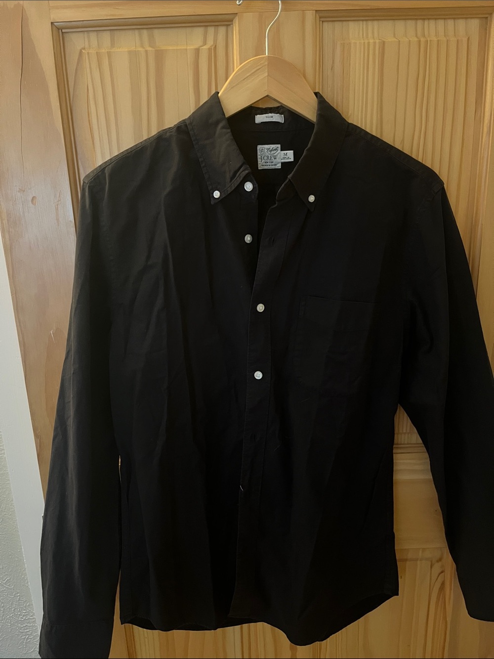 J. Crew Black Button-Down Shirt